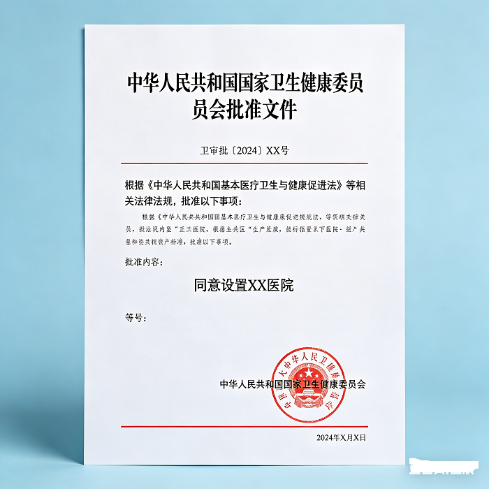 卫健委批准文件